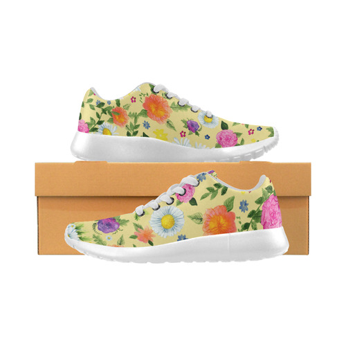 Daisy and Flowers Women’s Running Shoes (Model 020)