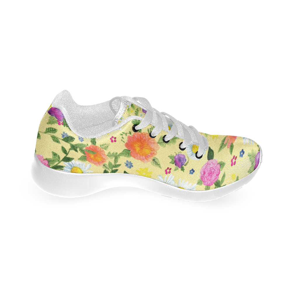 Daisy and Flowers Women’s Running Shoes (Model 020)