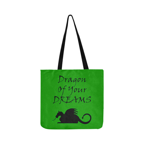 Dragon Of Your Dreams (Black) Reusable Shopping Bag Model 1660 (Two sides)