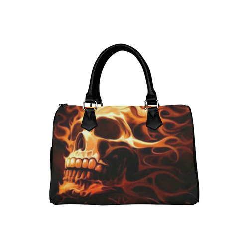 Skull Boston Handbag (Model 1621)