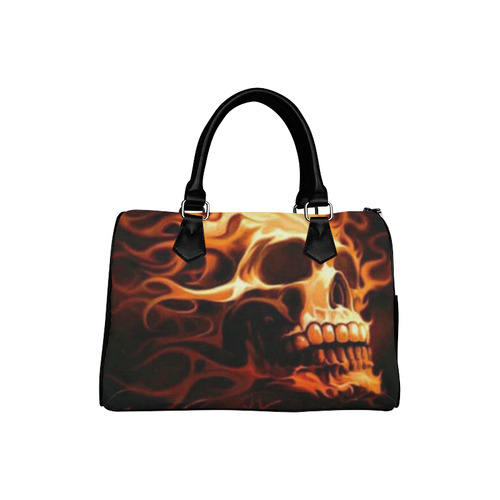 Skull Boston Handbag (Model 1621)