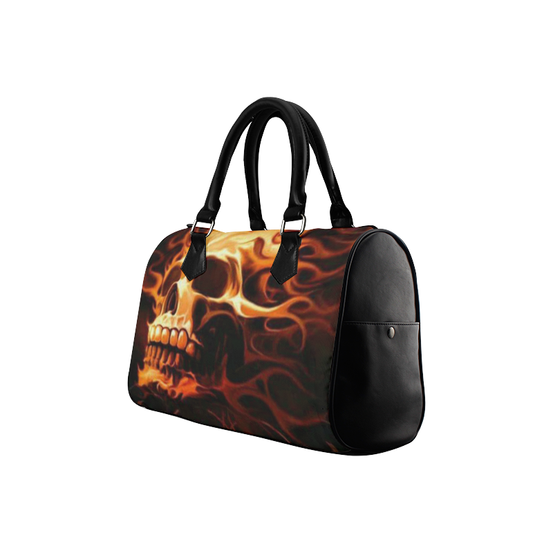 Skull Boston Handbag (Model 1621)