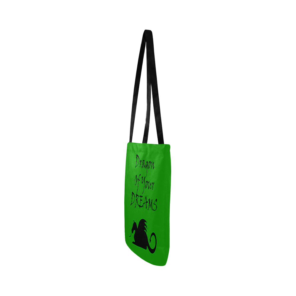 Dragon Of Your Dreams (Black) Reusable Shopping Bag Model 1660 (Two sides)