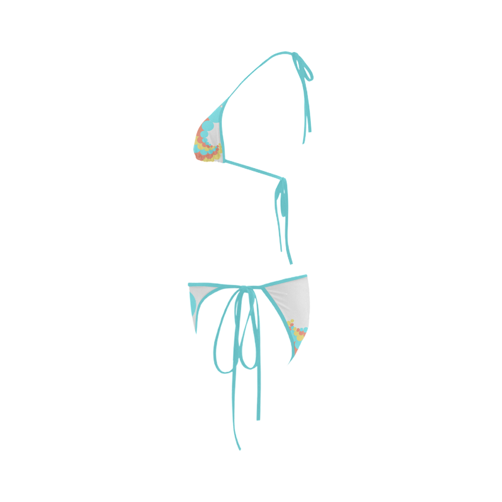 Pastel Dotburst Custom Bikini Swimsuit
