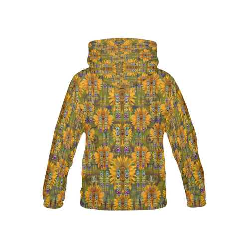 Magic Fantasy Sun Rose Fields All Over Print Hoodie for Kid (USA Size) (Model H13)