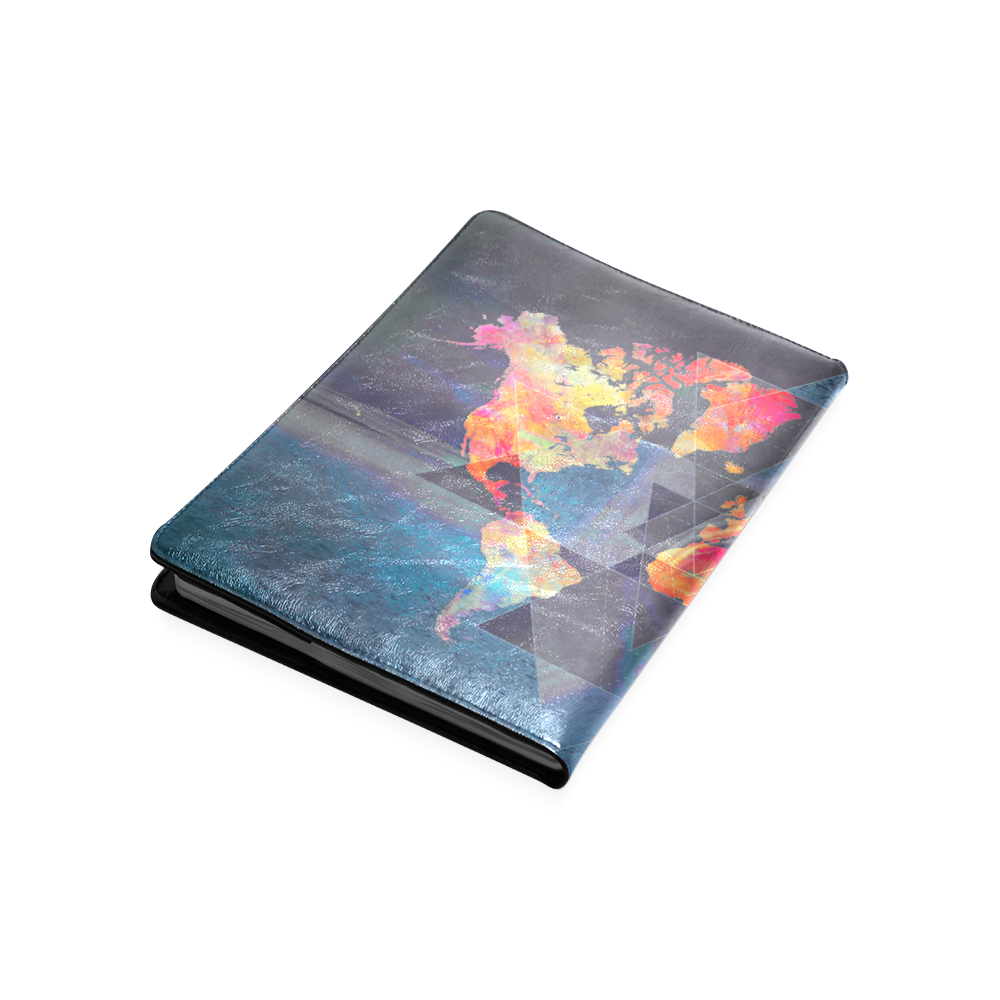 world map Custom NoteBook B5 | ID: D1526312
