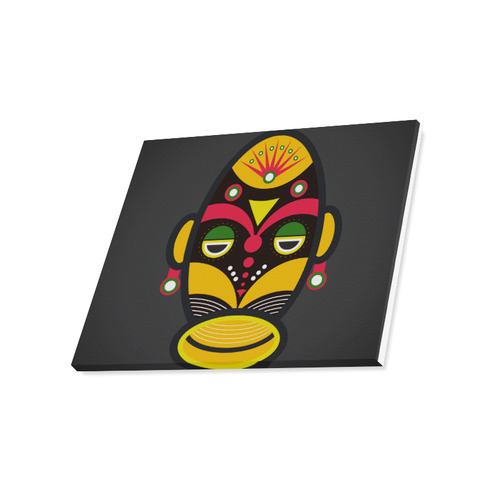 African Traditional Tribal Mask Canvas Print 20"x16"