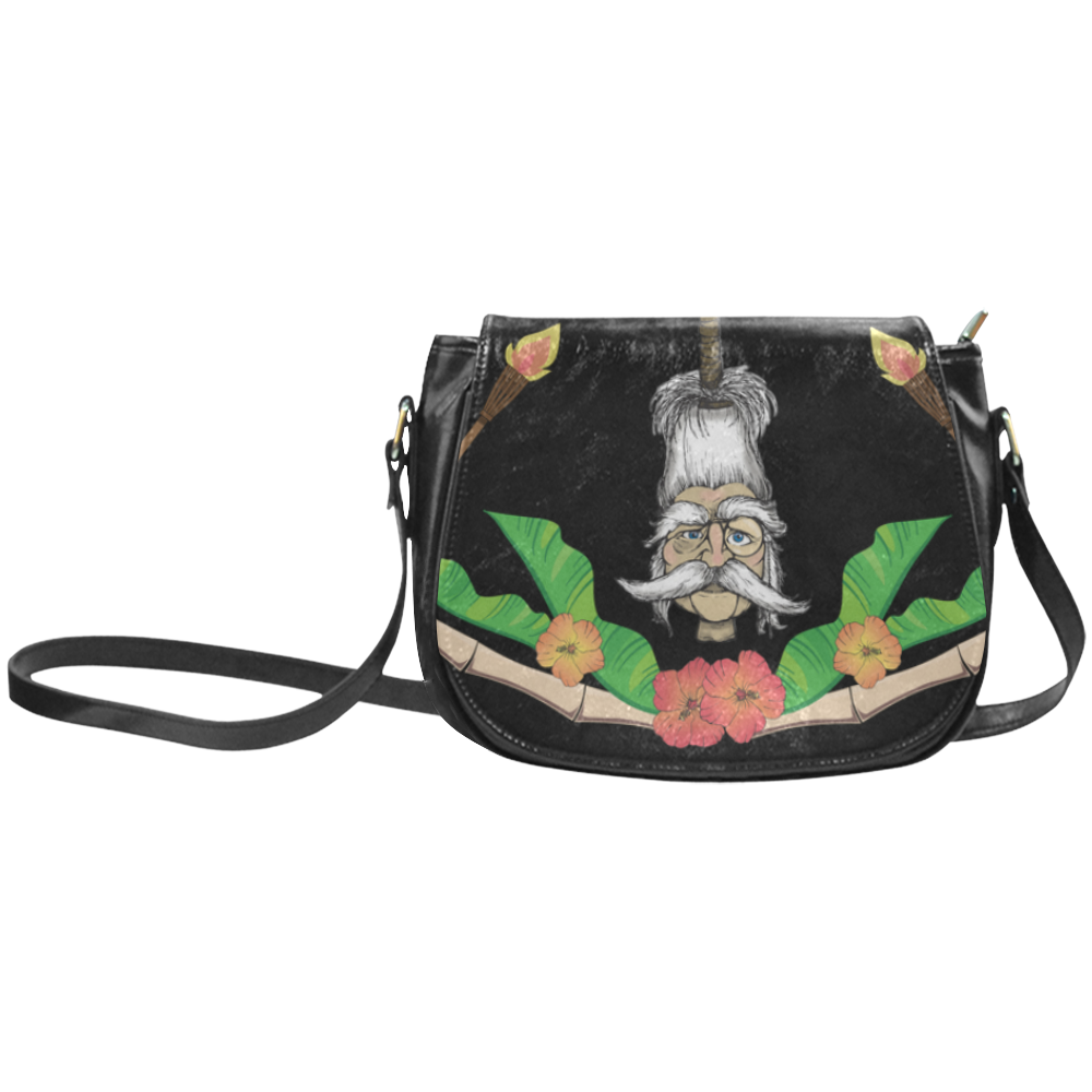 Jungle Witch Doctor Small Purse Classic Saddle Bag/Small (Model 1648)