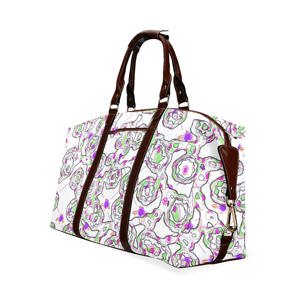 Abstract Pattern Mix 5B by FeelGood Classic Travel Bag (Model 1643) Remake