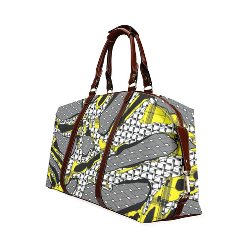 Abstract Pattern Mix 4C by FeelGood Classic Travel Bag (Model 1643) Remake