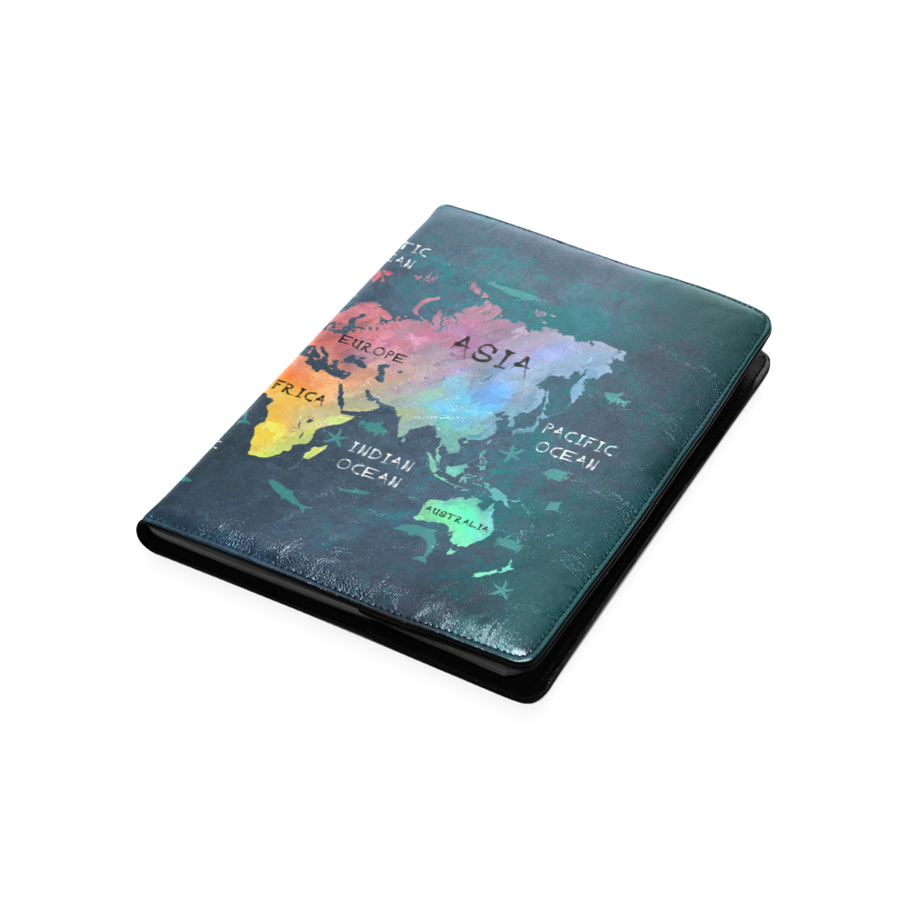 world map Custom NoteBook B5 | ID: D1526329