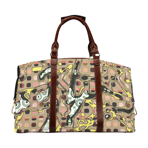Abstract Pattern Mix 6B by FeelGood Classic Travel Bag (Model 1643) Remake