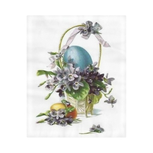 Vintage Easter Basket Duvet Cover 86"x70" ( All-over-print)