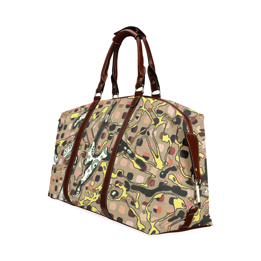 Abstract Pattern Mix 6B by FeelGood Classic Travel Bag (Model 1643) Remake