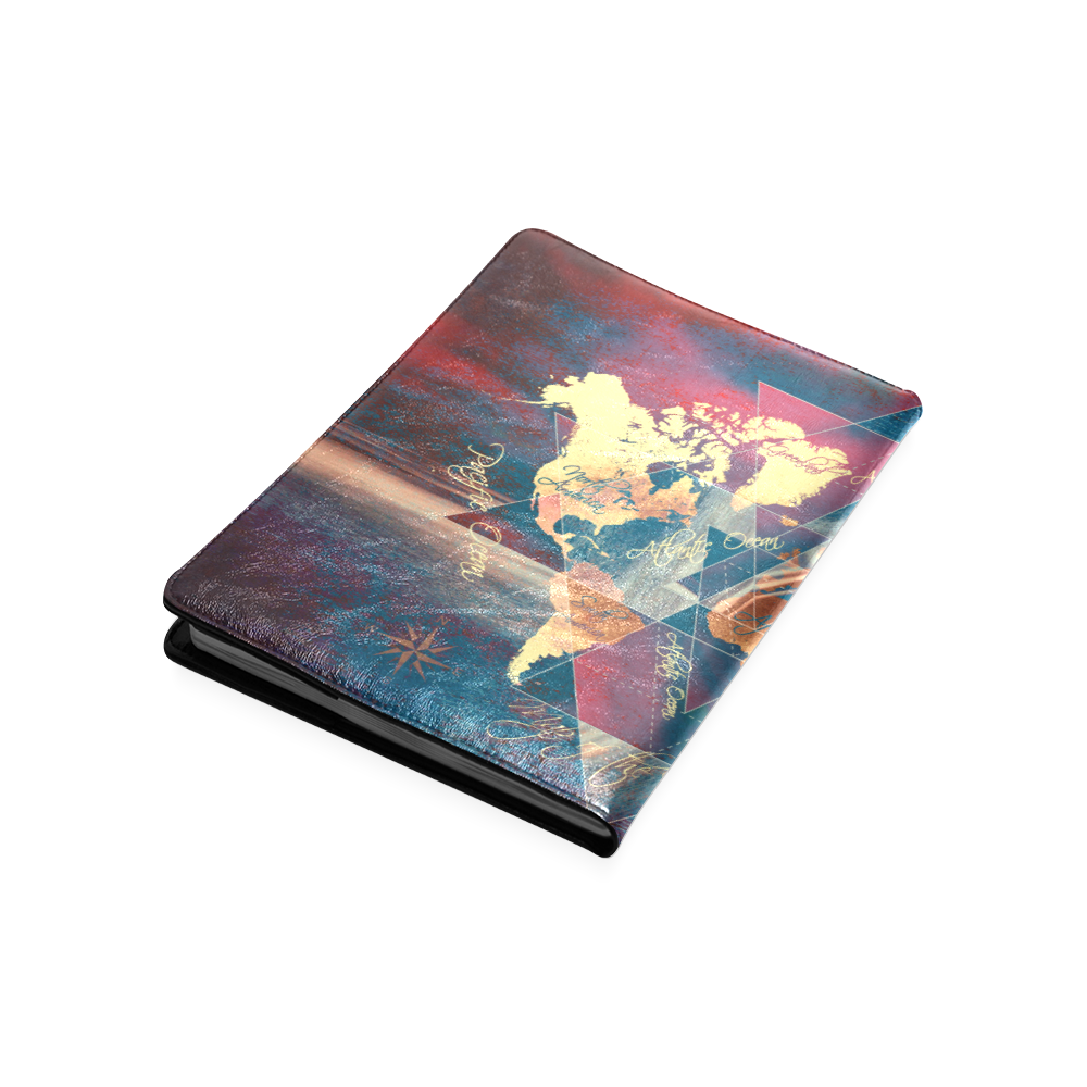 world map Custom NoteBook B5 | ID: D1526383