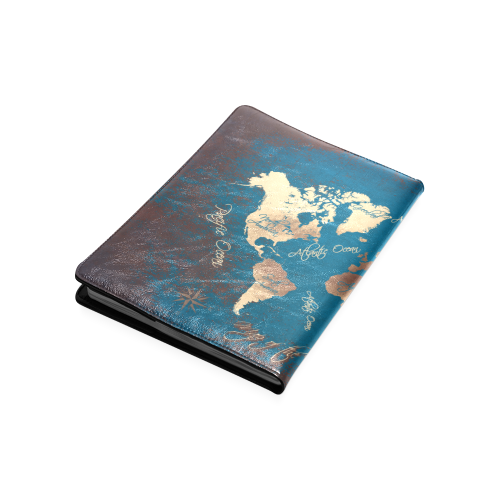 world map Custom NoteBook B5 | ID: D1526292