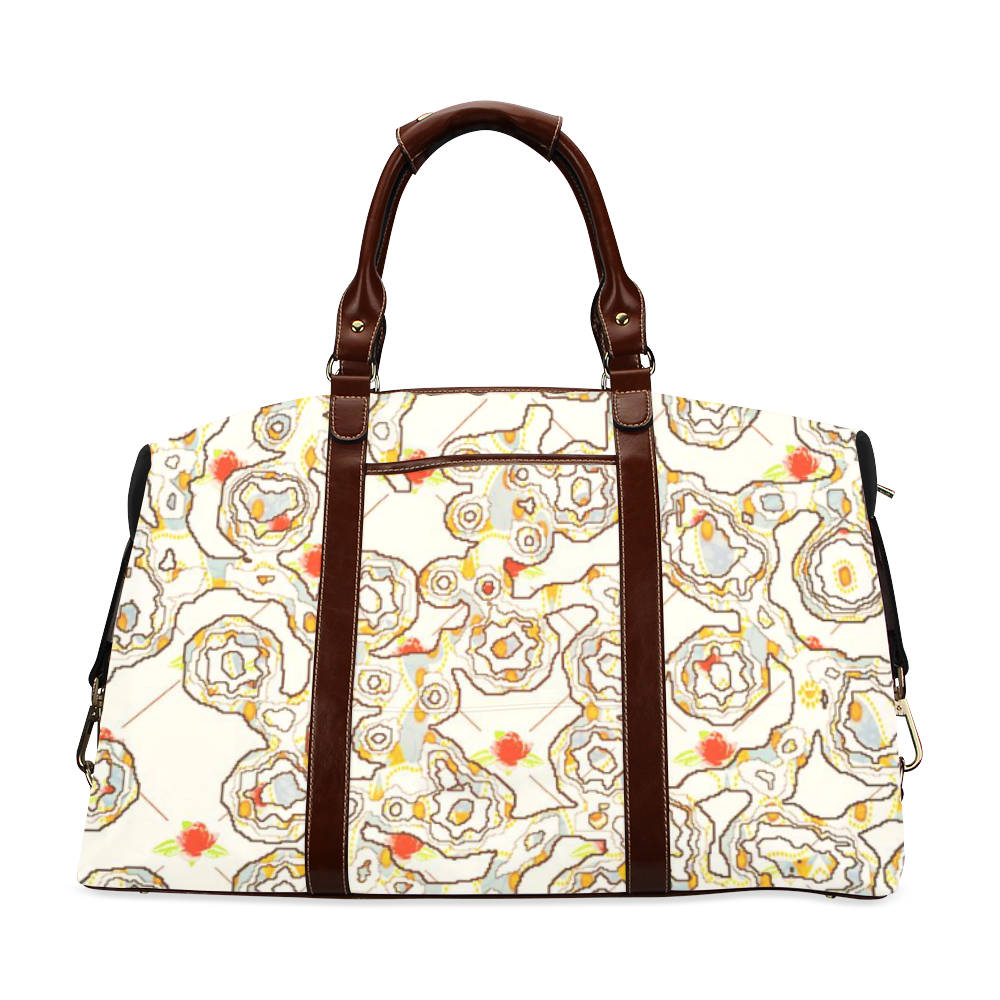 Abstract Pattern Mix 5A by FeelGood Classic Travel Bag (Model 1643) Remake