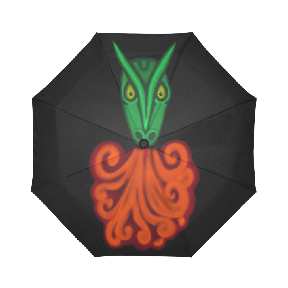 Tribal Dragon Auto-Foldable Umbrella (Model U04)