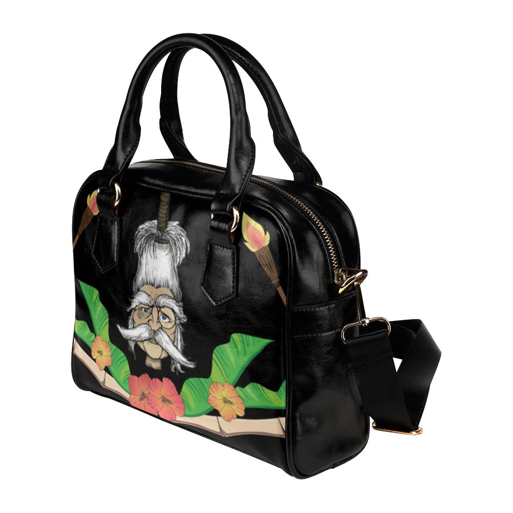 Jungle Witch Doctor Purse Shoulder Handbag (Model 1634)