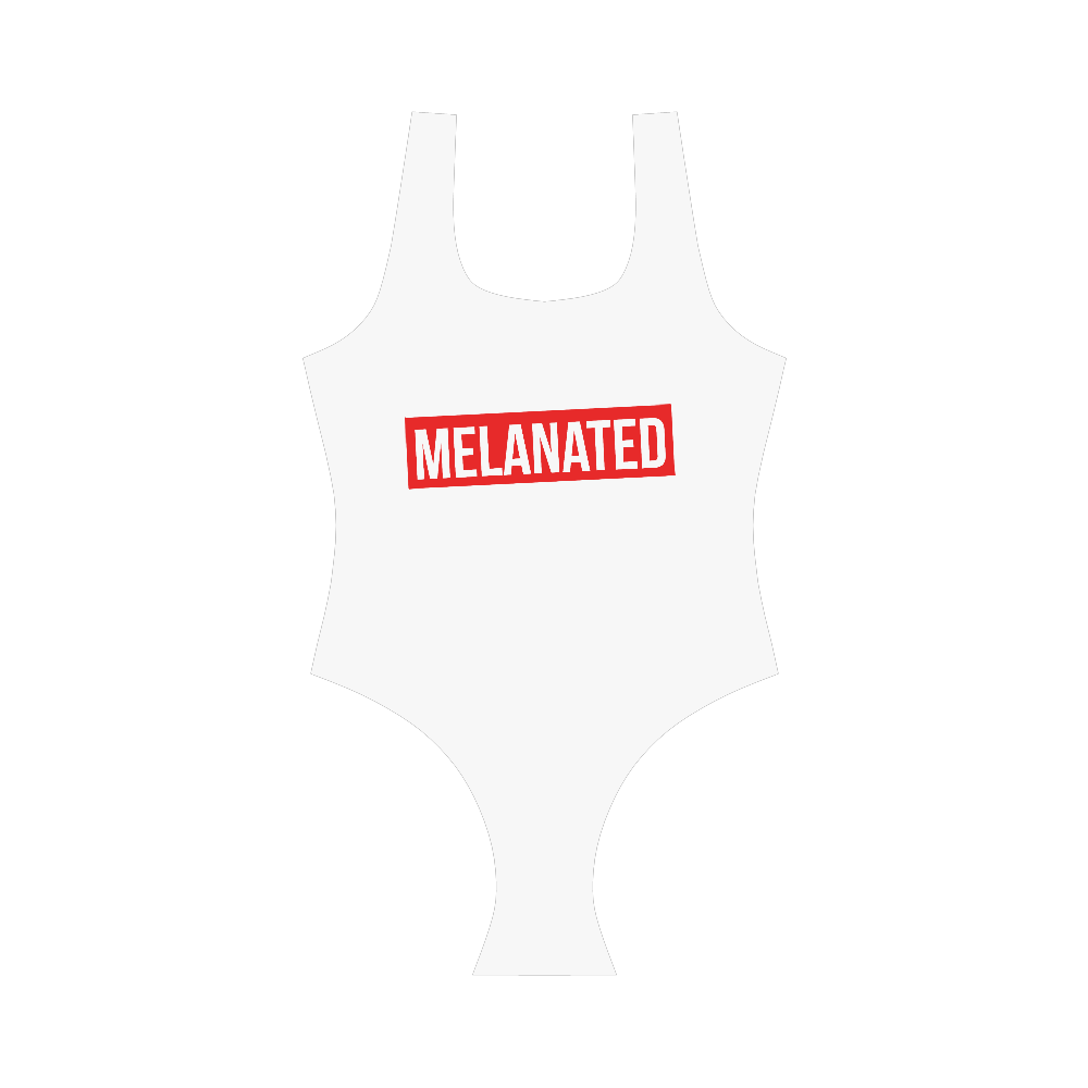 MELANATED BATHING SUIT Vest One Piece Swimsuit (Model S04)