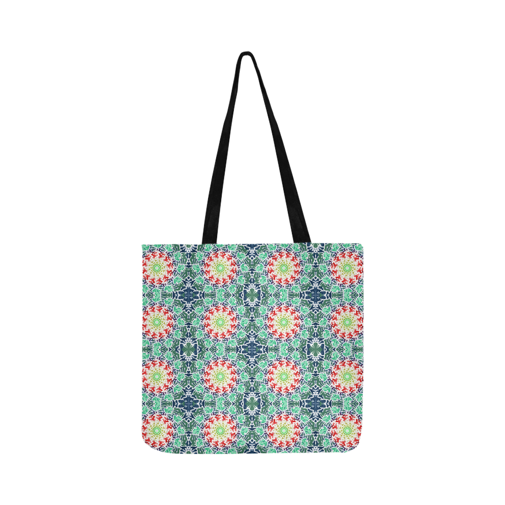 Pattern Heart Tote Reusable Shopping Bag Model 1660 (Two sides)