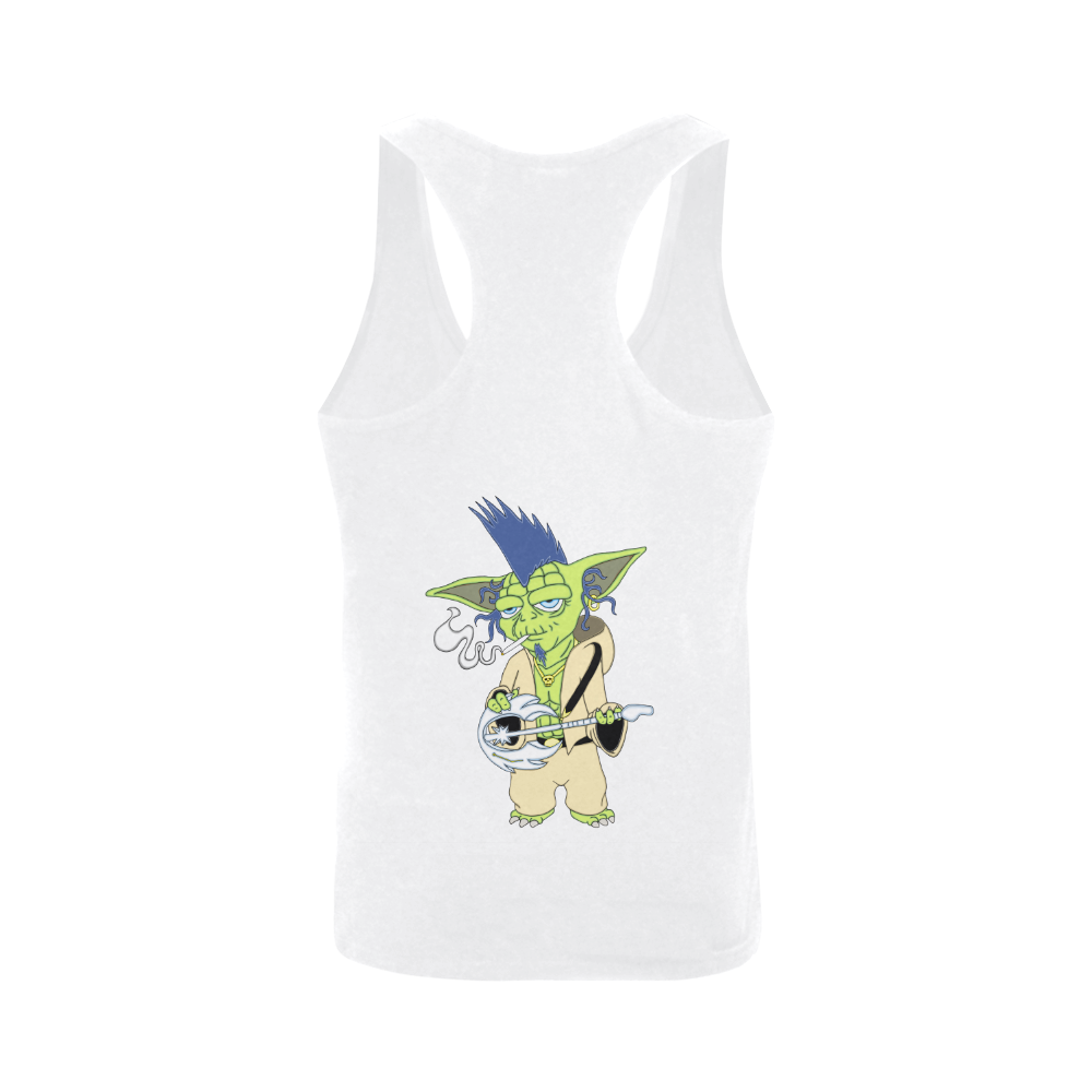 The Light Side Of The Force Blue Plus-size Men's I-shaped Tank Top (Model T32)