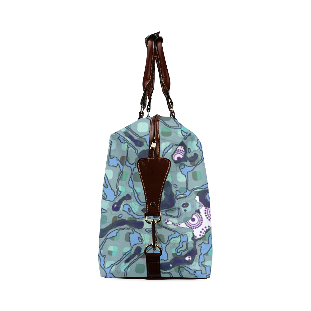 Abstract Pattern Mix 6A by FeelGood Classic Travel Bag (Model 1643) Remake