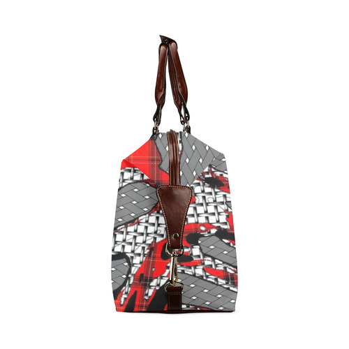 Abstract Pattern Mix 4A by FeelGood Classic Travel Bag (Model 1643) Remake