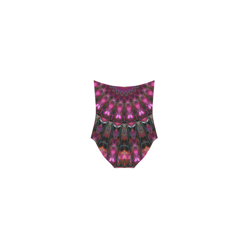 Pink Vortex Strap Swimsuit ( Model S05)