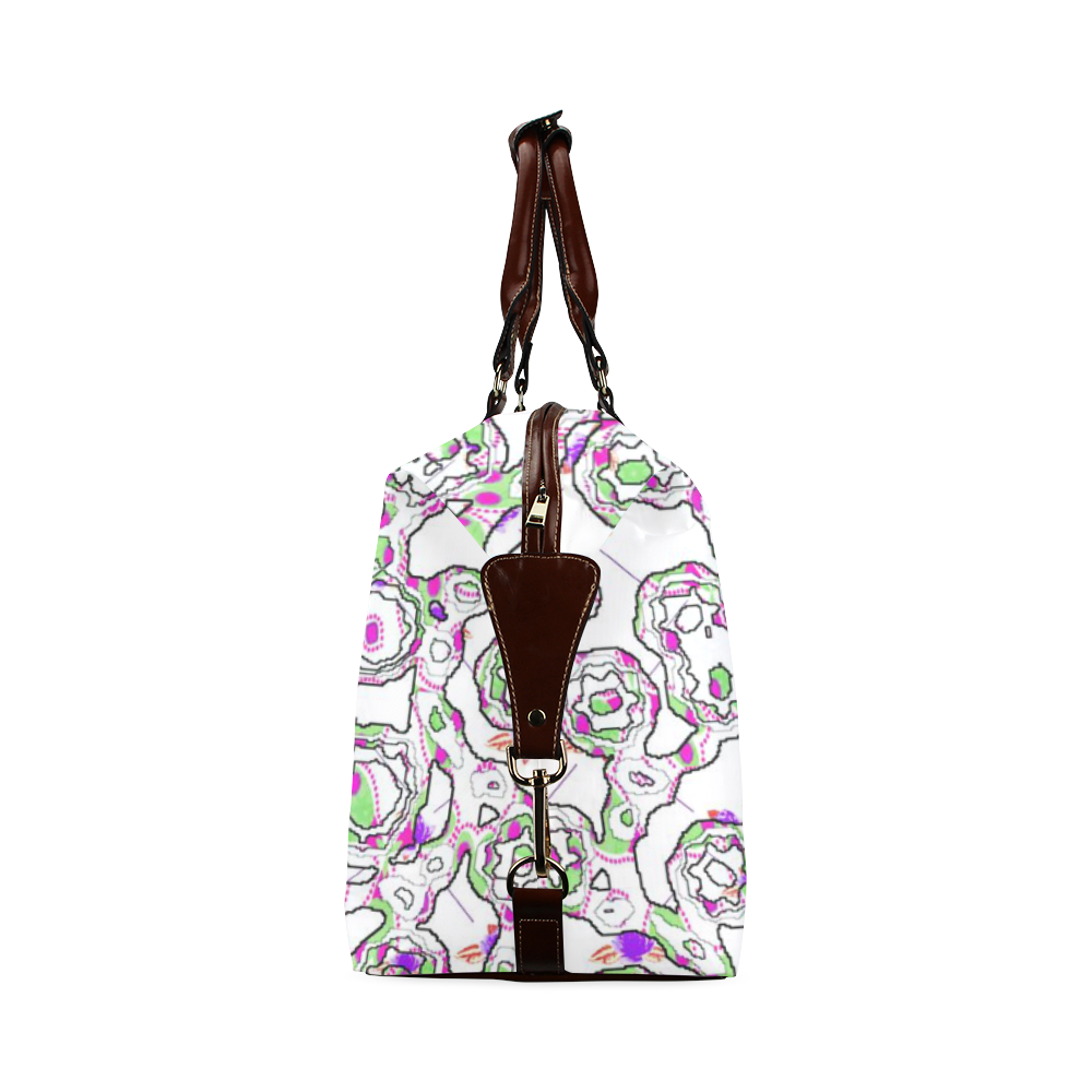 Abstract Pattern Mix 5B by FeelGood Classic Travel Bag (Model 1643) Remake