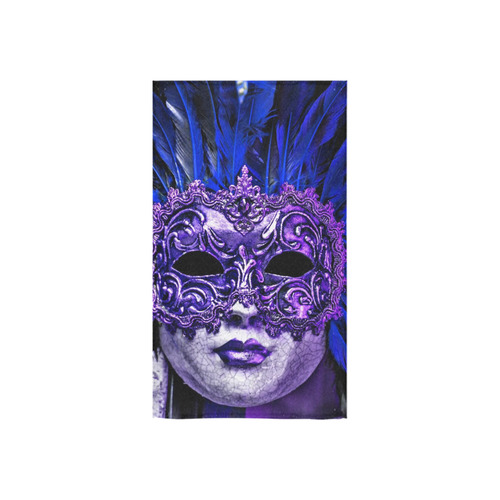 Carnival mask blue by FeelGood Custom Towel 16"x28"
