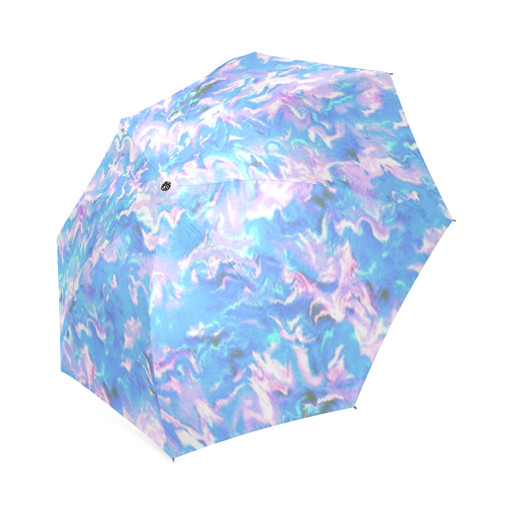 Funky Retro Abstract Foldable Umbrella (Model U01)