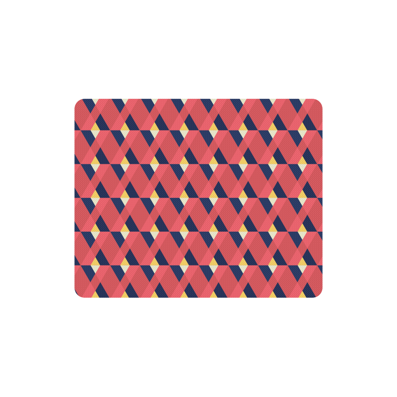 red triangle tile ceramic Rectangle Mousepad