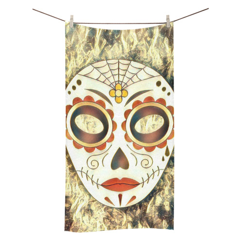 Fantasy tribal death mask A by FeelGood Bath Towel 30"x56"