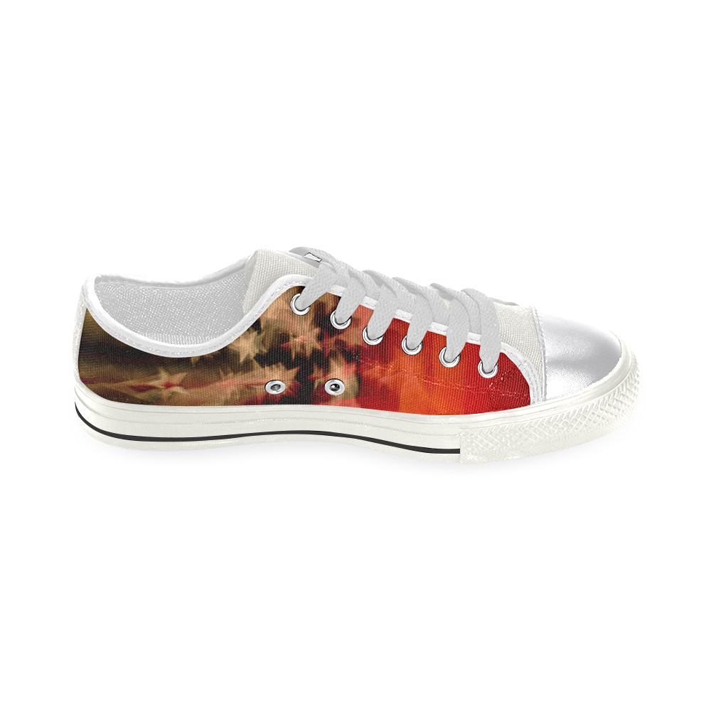 Stars Women's Classic Canvas Shoes (Model 018)