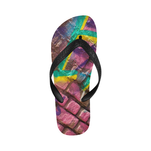 Purple Arrow Flip Flops for Men/Women (Model 040)