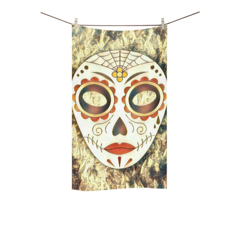 Fantasy tribal death mask A by FeelGood Custom Towel 16"x28"