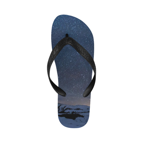 Starry Night Flip Flops for Men/Women (Model 040)