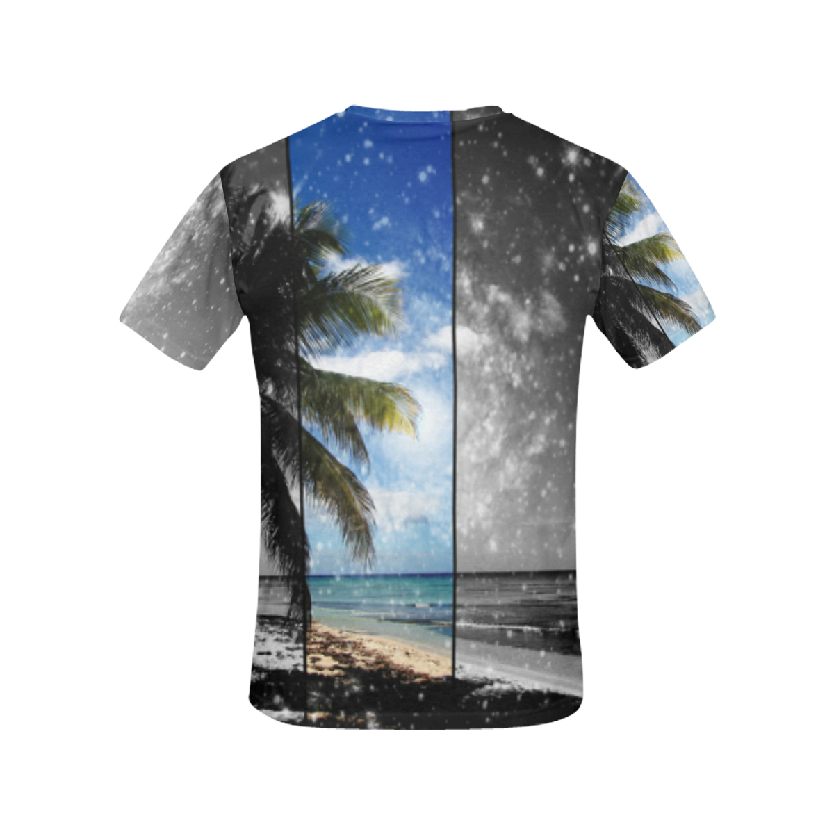 Caribbean Dreaming All Over Print T-Shirt for Women (USA Size) (Model T40)