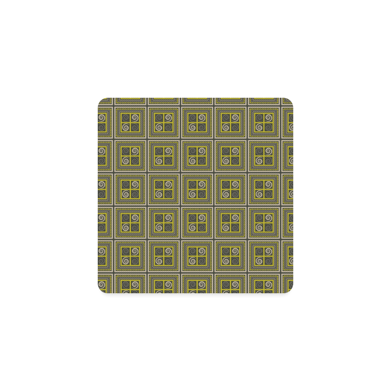 African Fabric Square Coaster