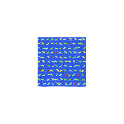 cute fish pattern C by FeelGood Square Towel 13“x13”