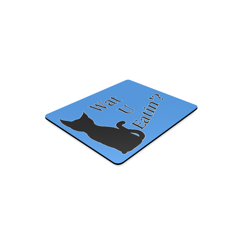 What You Eating Cat Rectangle Mousepad