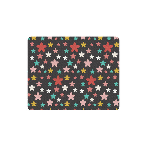 Symmetric Star Flowers Rectangle Mousepad
