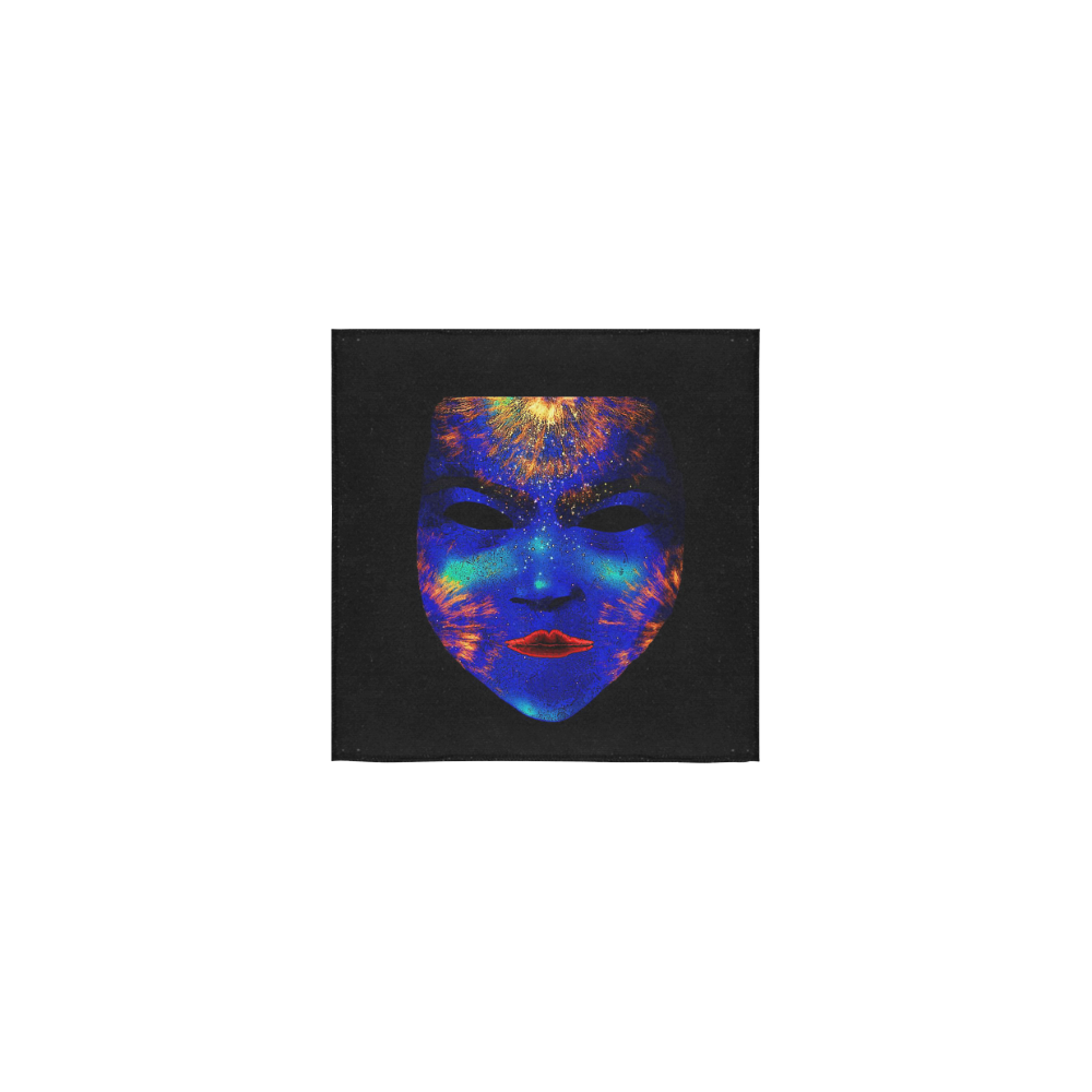 Amazing fantasy Mask, blue by FeelGood Square Towel 13“x13”