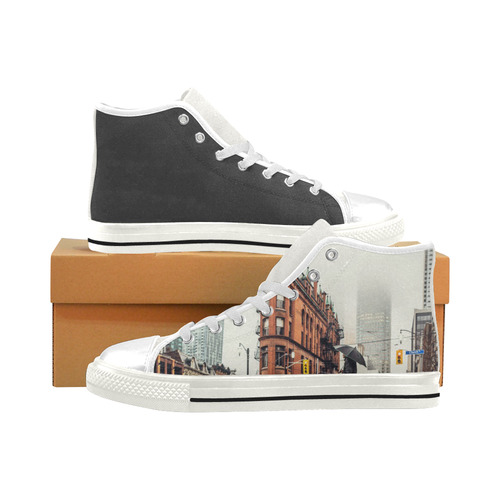 City Men’s Classic High Top Canvas Shoes (Model 017)