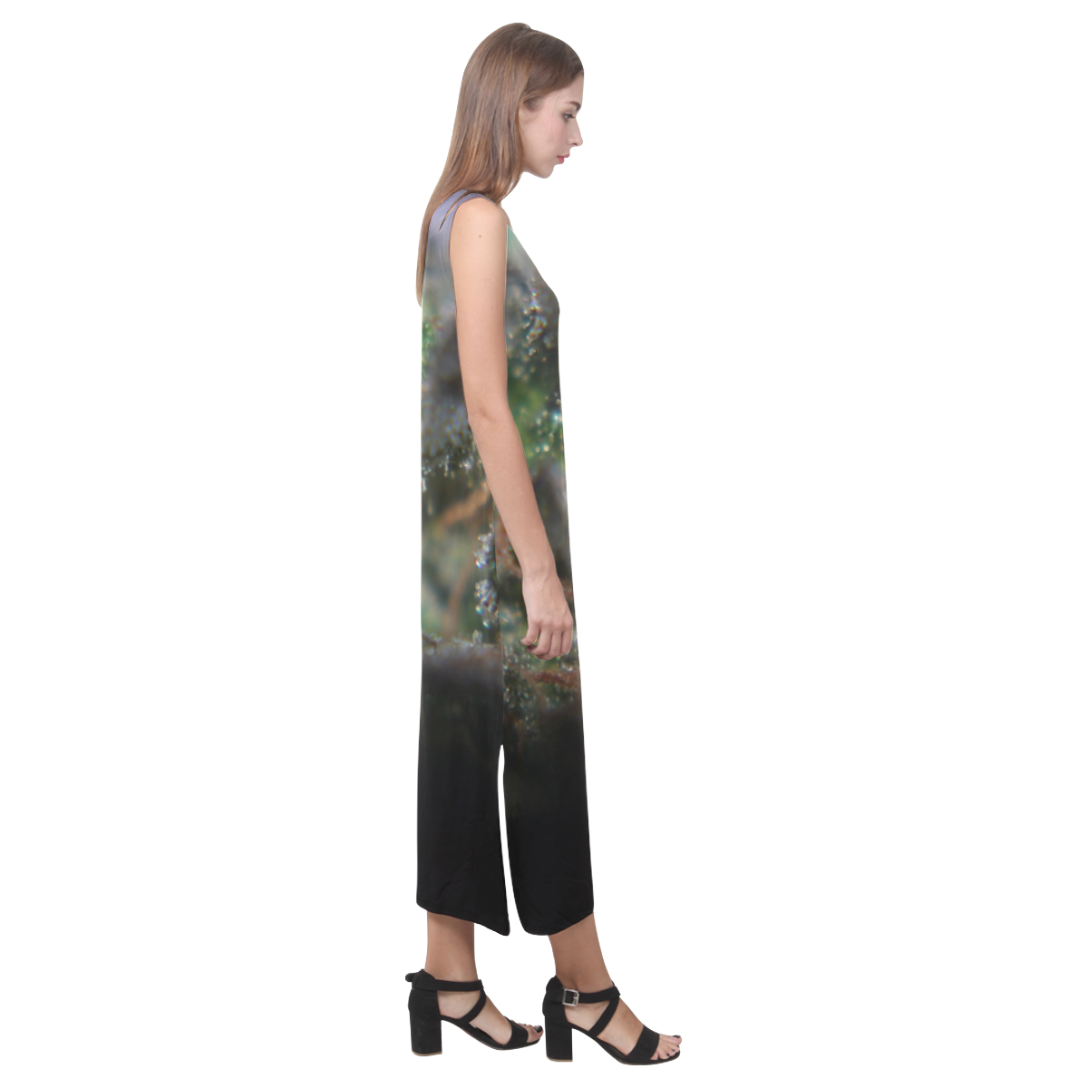 Budscape Phaedra Sleeveless Open Fork Long Dress (Model D08)