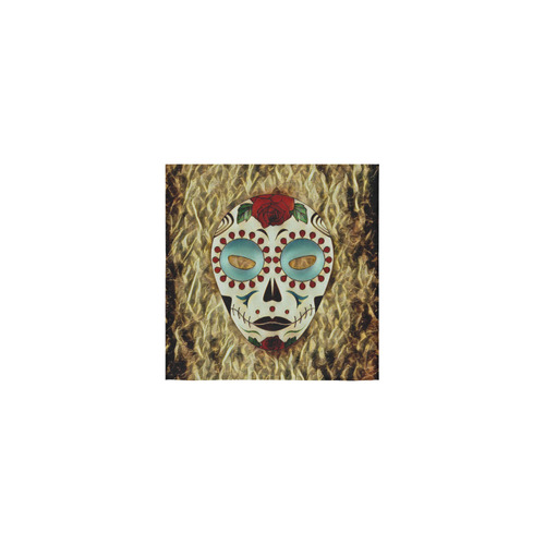 Fantasy tribal death mask C by FeelGood Square Towel 13“x13”