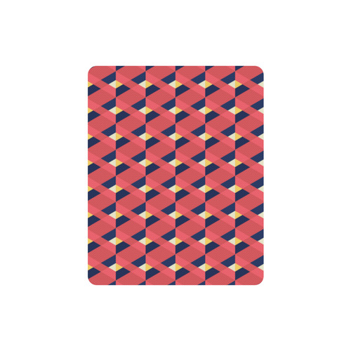 red triangle tile ceramic Rectangle Mousepad