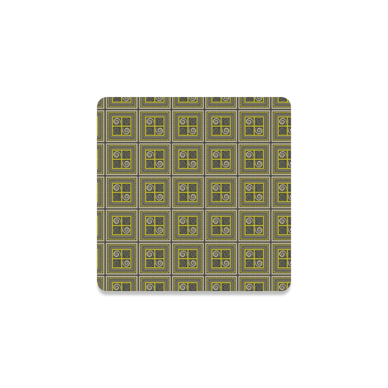 African Fabric Square Coaster