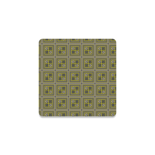 African Fabric Square Coaster